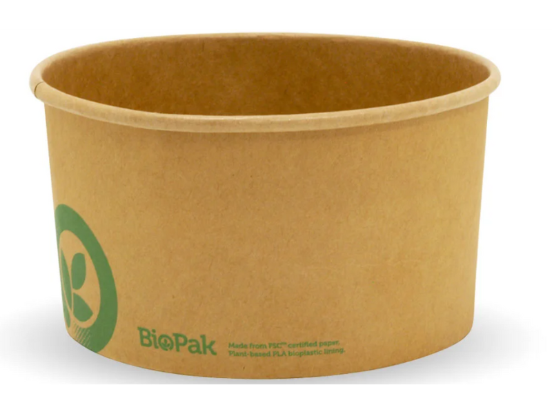 Small Kraft Bio Bowl- (400)