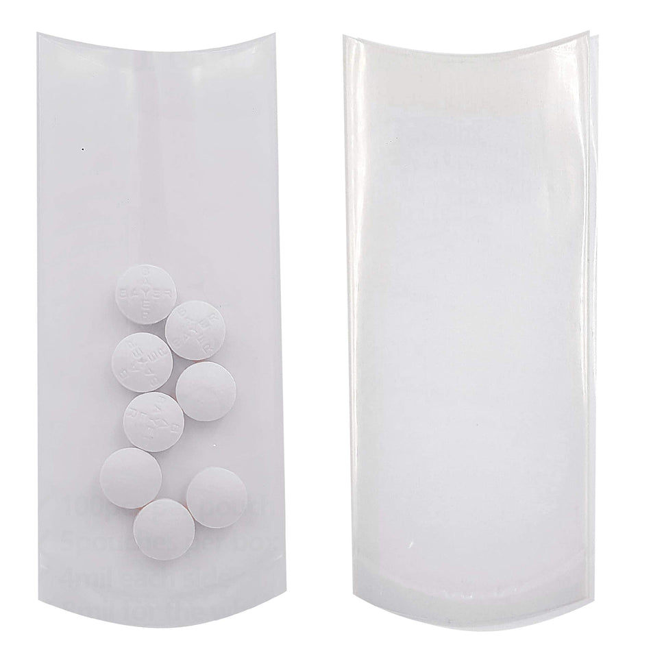 Pill Crusher Pouches Suitable for Silent Knight - Clear (20 Packs of 50)