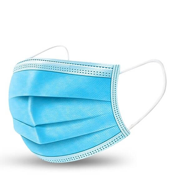 ASTM Level 2 - 3ply Surgical Face Masks - Blue (Box of 50 Masks)
