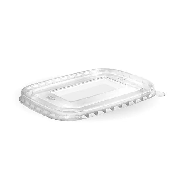 Rectangle RPET Lid - Clear - (300)