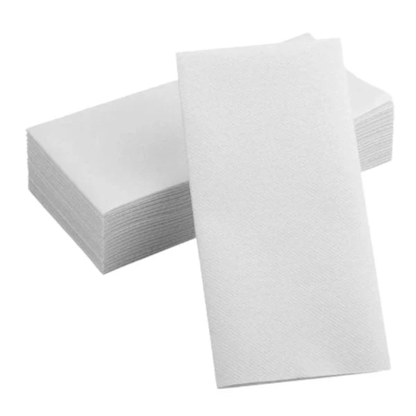 Premium Quilted 2-Ply Luncheon Paper Napkins GT-Fold 300x300mm - White (2000 Napkins)