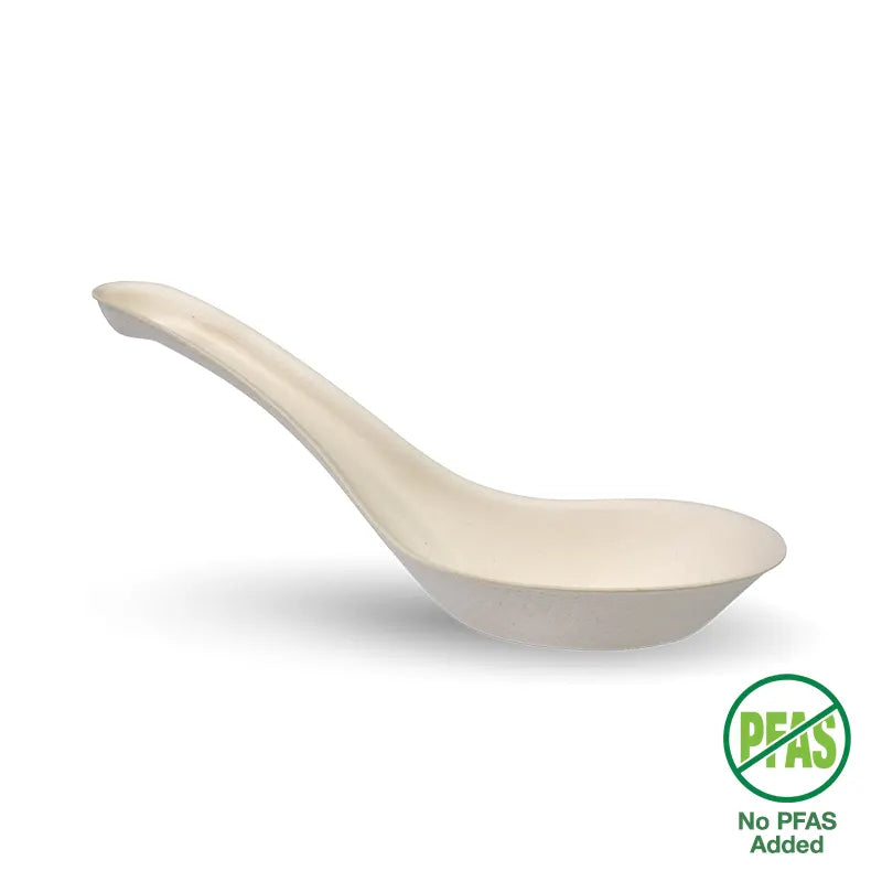 14cm Plant Fibre Chinese Soup Spoon - (1000 Spoons)