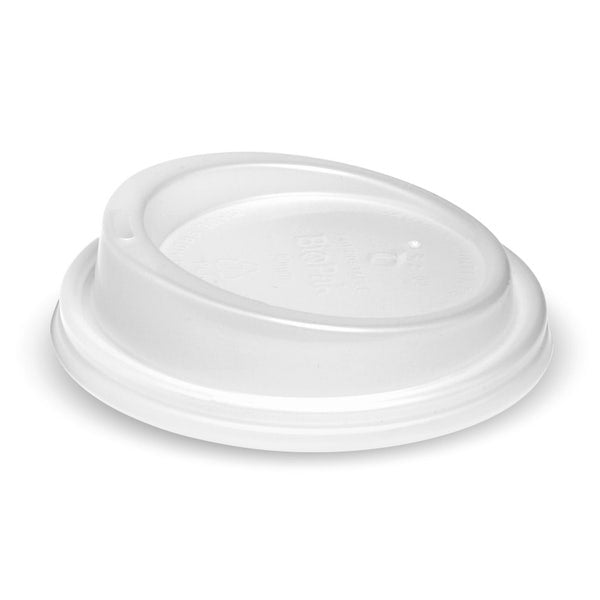 90mm Large Clear PLA BioCup Lid - (1000)