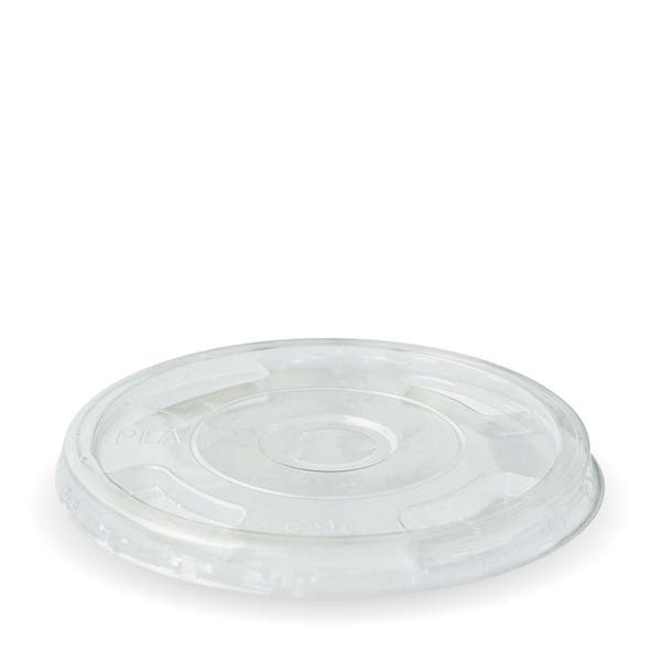 300-700ml Flat Clear BioCup Lid - (1000)