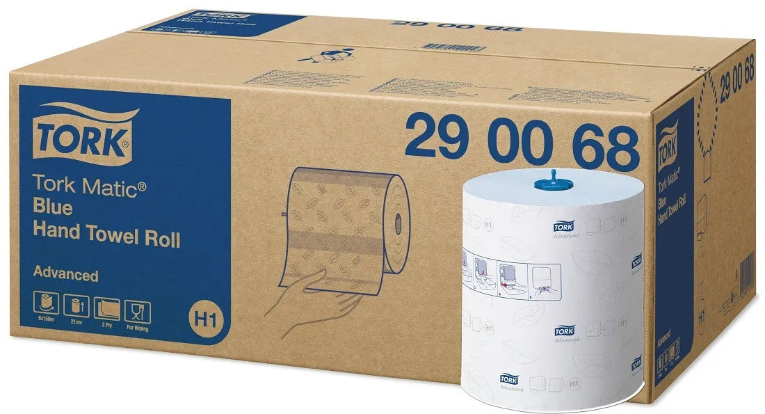 290068 Matic® 290068 Advanced Hand Towel Roll H1 - Blue (6 Rolls x 150m ...